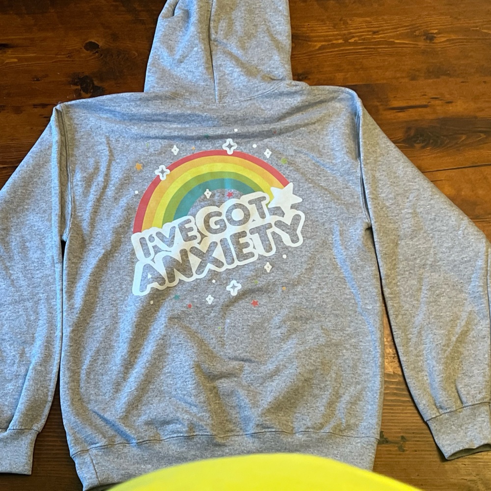 Grey “I’ve got anxiety” Hoodie